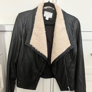 Caslon faux leather jacket
